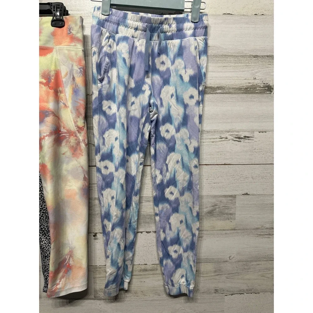 Old Navy Leggings & Joggers Girls M Multicolor Tie‎ Dye Leopard Bundle EUC